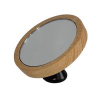 Magideal - Espejo Espresso Ajustable Base Madera 7Cm , Negro Opción 1 Haya B