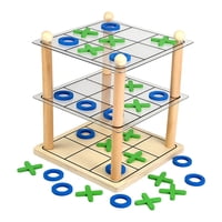 Magideal - Juego De Ajedrez, Juguete Educativo, Juguete Preescolar, Fácil Instalación, --Punta, 3 Niveles, Para Noches Familiares En Interiores Y Exteriores