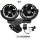 thumbnail image 2 of Ventilador RoadPro RPSC8572, 12 V, doble velocidad ajustable, negro, 2 of 7