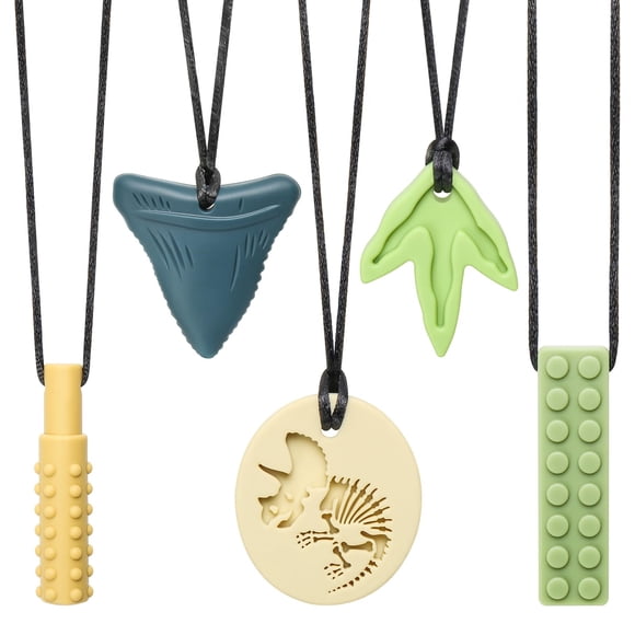 Collar masticable MISSLILI Sensory Chew para personas con autismo, TDAH y dentición