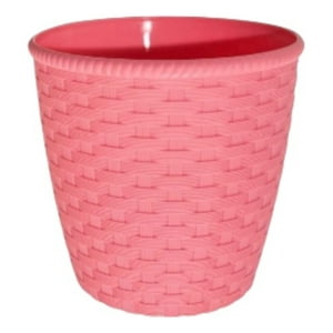 Genérico - Set 2 Macetero Decorativo Diseño Trenzado Contenedor Jhn