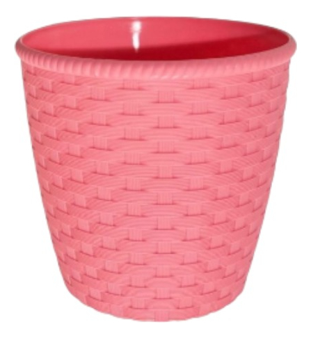 Genérico - Set 2 Macetero Decorativo Diseño Trenzado Contenedor Jhn