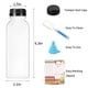 thumbnail image 3 of Botellas de jugo SUPERLELE de plástico de 12 onzas con tapas, 20 unidades, transparentes, 3 of 7