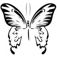 Rienda Libre Graphics - Decomural Sketch Butterfly Butterflies Ws-32557