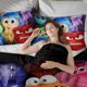 thumbnail image 5 of Inside Out 2 Quilt Set FullSoft Lightweight Quilts Quilted Bedspreads3 Pieces Set Queen SizeColorful Cartoon Print All Season, 5 of 5