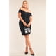thumbnail image 5 of Vestido Mini Ajustado con Hombros Descubiertos y Cremallera Frontal de Talla Grande, 5 of 5