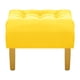 thumbnail image 5 of Sofa Retro 3c + 2 Pouf Felpa 01 Amarillo, 5 of 6