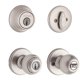 thumbnail image 3 of Paquete combinado de pomo de puerta y cerrojo Kwikset Polo 96900-320, 3 of 4