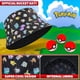 thumbnail image 2 of Gorra de béisbol Pokémon para niños y niñas, gorra de pescador unisex Pikachu con correa ajustable, accesorios de verano (sombrero de pescador negro), 2 of 3