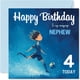 thumbnail image 1 of Tarjeta de cumpleaños Stuff4 para niños de fútbol de 3 años, 1 of 7
