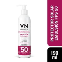 Protector Solar Emulsión Fps 50 190 Ml Villeneuve