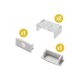 thumbnail image 1 of Kit de 2 Tapas y 2 Clips para Perfil de Aluminio / PER-01-2M, 1 of 1