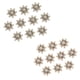 thumbnail image 2 of Botones cristalinos de los embellecimientos del copo de nieve de la perla 20pcs para los artes de Scrapbooking, 2 of 2