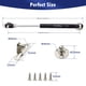 thumbnail image 2 of Resortes de gas DerBlue, 4 unidades, 25 lb, soportes elevables para gabinete de 10", 2 of 7