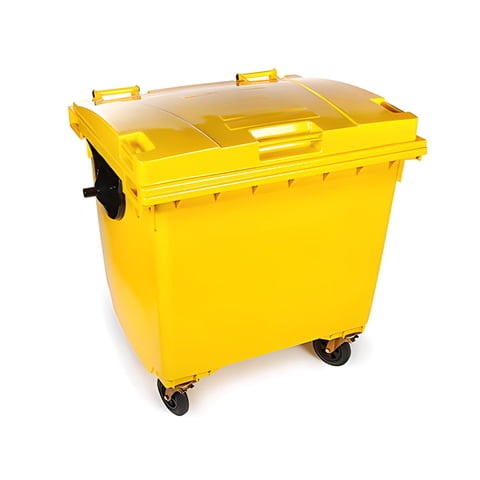 Recilock - Basurero De 1100 Litros Amarillo