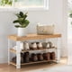 thumbnail image 3 of Banco zapatero organizador de bambu natural, 3 of 6