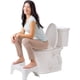 thumbnail image 4 of Taburete de inodoro Squatty Potty Oslo plegable de bambú de 18 cm, color marrón, 4 of 9