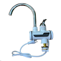 Genericio - Llave De Grifo Agua Caliente Electrica Lavaplatos Plateado