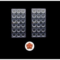 Genérico - Pack X2 Moldes Chocolate Moldes De Chocolate Flores