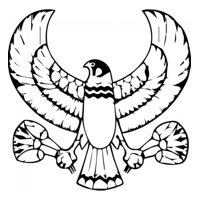 Rienda Libre Graphics - Decomural Egyptian Horus Ancient Egypt Ws-32807