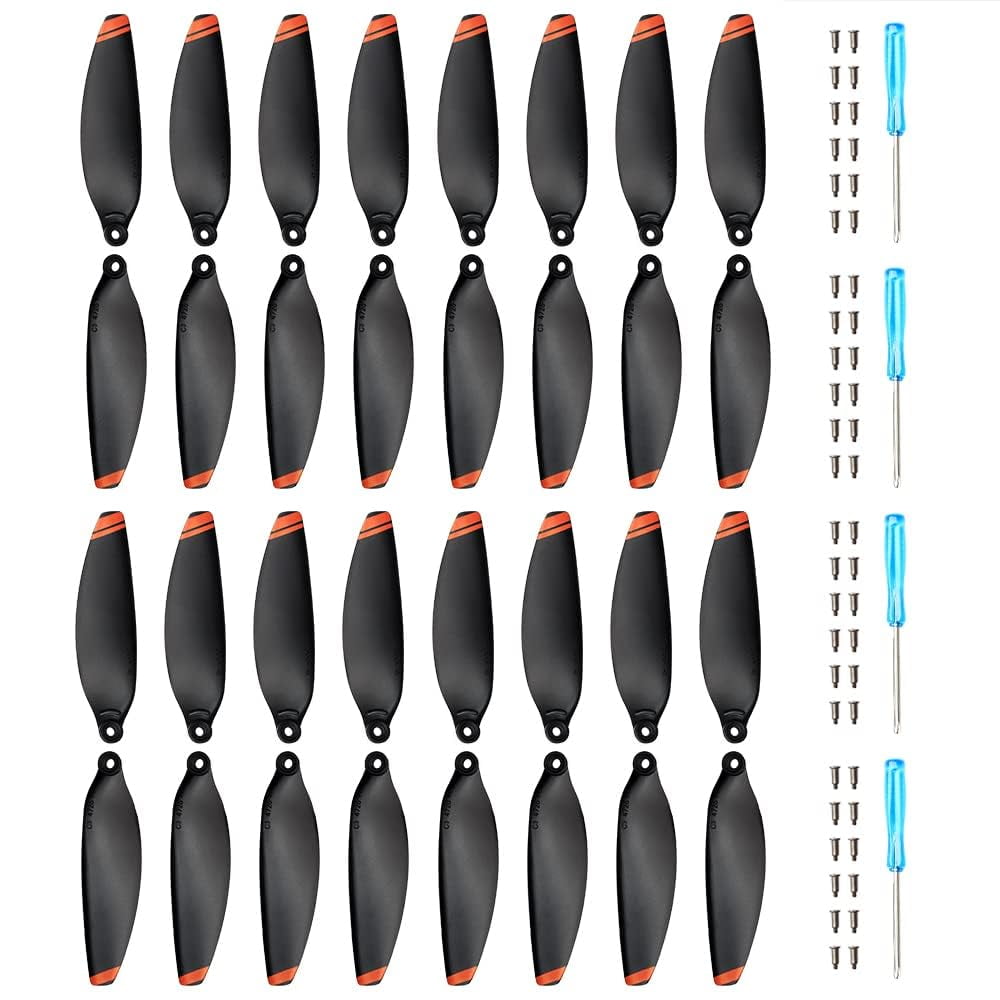 Siynhoo - Hélices Para Dron Dji Mini 2/mini 4k, 32 Unidades, Color Naranja