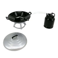 Bothyi - Olla Miniatura Con Tanque De Gas 1:12 Mini Cocina Para Horno Bbq