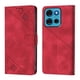 thumbnail image 1 of Funda Cartera para Motorola Moto G75 con Soporte y Ranuras, Resistente a Golpes y Rayones Rojo, 1 of 5