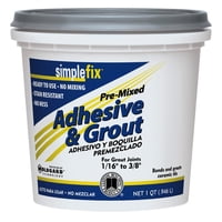Grout Custom Simplefix Para Interiores, Color Blanco, 1 Litro