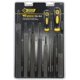thumbnail image 1 of Juego de archivos ACE TRADING Steel Grip de acero con alto contenido de carbono, 10 piezas, 1 of 1