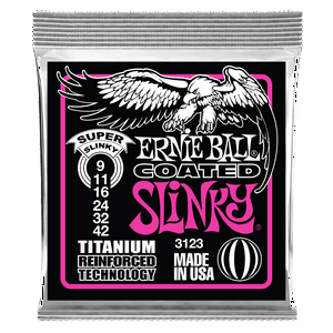 Set De Cuerdas Ernie Ball Slinky Titanium 9 - 42