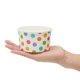 thumbnail image 4 of Vasos de papel para helado con diseño de panda azul, 8 onzas, 50 unidades, lunares, 4 of 9