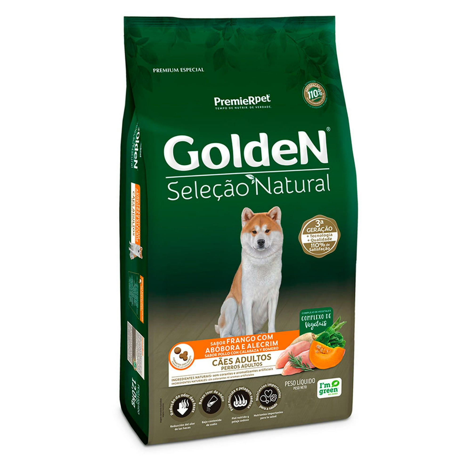 Golden Selec Natural Perro Adulto Calabaza 3Kg