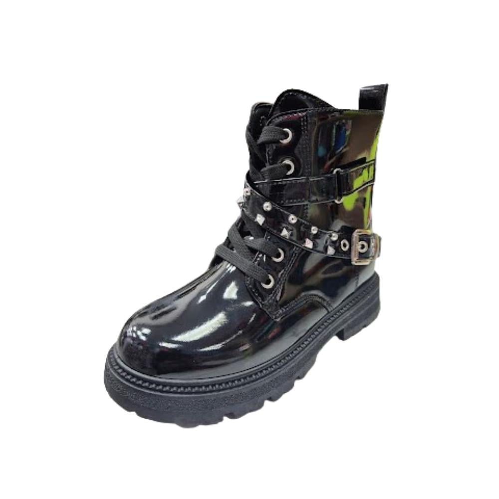 Vinnys Outlet - Bota Charol Niña Negro