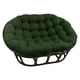 thumbnail image 1 of Cushion Blazing Needles, microgamuza sólida, doble papasan, verde, 1 of 2