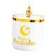 thumbnail image 5 of Decoración Del Frasco De Dulces De Ramadán Organizador De Encimera Resuable Candy Serving Jar Tower White, 5 of 5