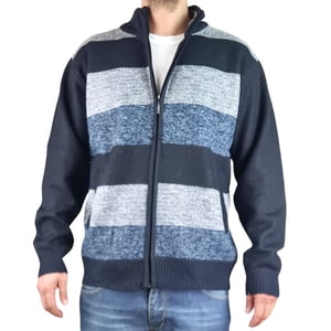 Likeshop - Chaleco Sweater Hombre Frisado Cuello Alto Cierre Completo 2115
