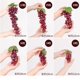 thumbnail image 2 of suxuMhao Uvas Artificiales, 2 Packs de 11.8 IN Fruta de Simulación, 85-racimo de Uvas Frutas Falsas, Fruta Falsa para Decoración Del Hogar, Frutas y Verduras Artificiales Decoración Fruta para, 2 of 5
