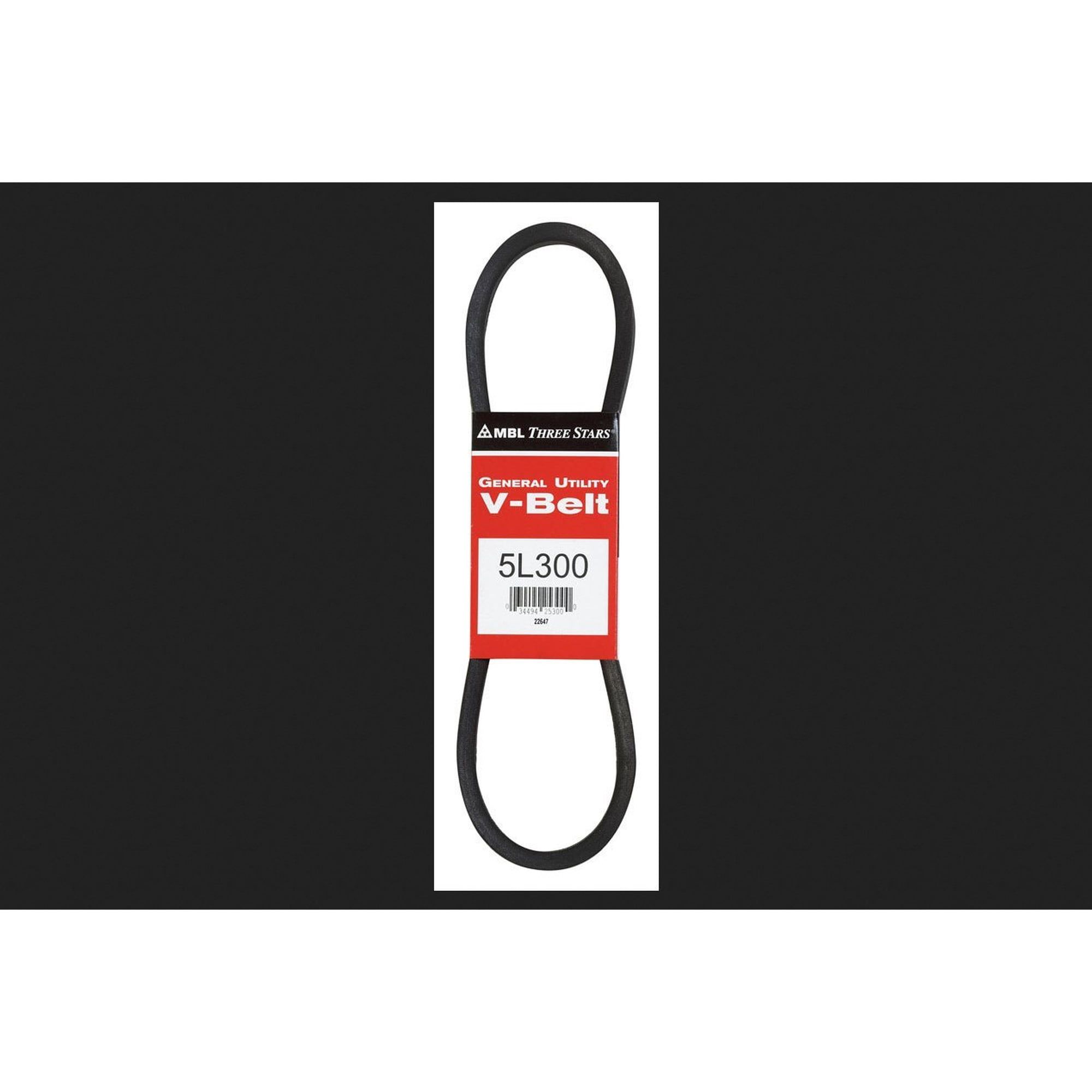 Correa Trapezoidal Mbl 5l300 (3300) Caballos De Fuerza Fraccionados De 30 Pulgadas De Longitud