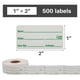 thumbnail image 4 of Etiquetas LLIKED verdes disolubles 2.5 × 5 cm – paquete de 500, 4 of 5