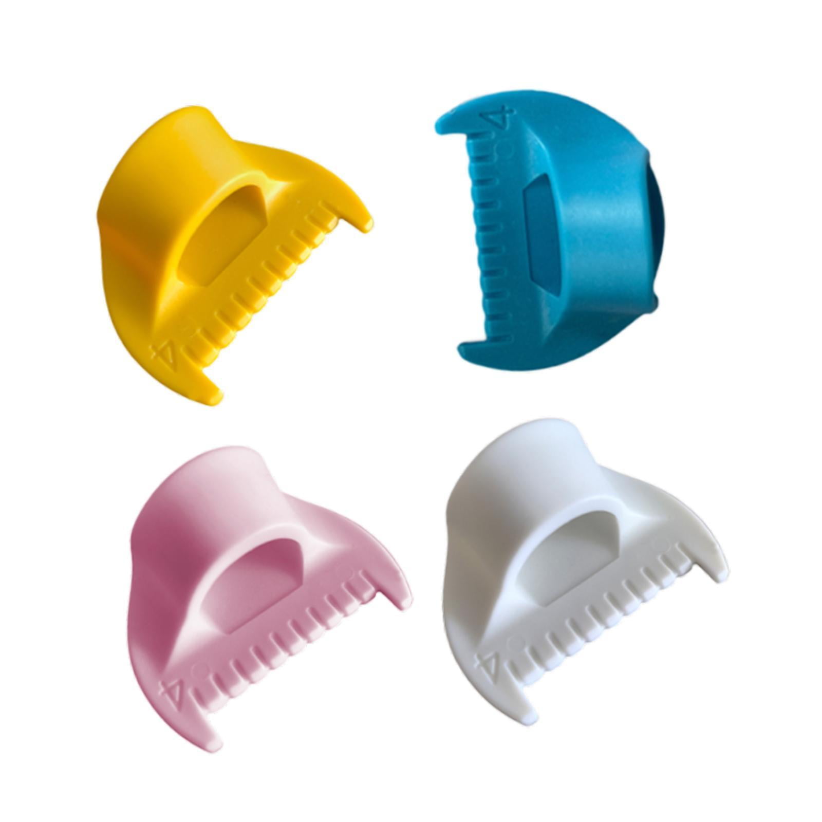 Magideal - 4 Piezas De Bloqueo De Puntada De Borde Y Calibre De Costura, Acolchado Doméstico Para Puntada Uniforme, Herramienta De Borde De Costura A Mano, Herra 4 Mm