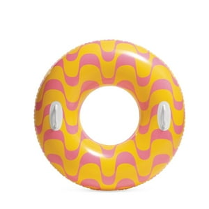 Flotador Anillo Inflable Intex Rainbow Remolino 91Cm Naranja