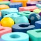thumbnail image 3 of Children's Puzzle Beaded Building Blocks Early Education Toys, Digital String Beaded Wooden Toys, 3 of 4