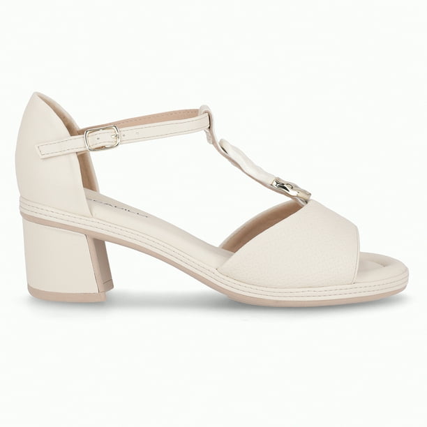 Sandalia Mujer Crema/Dorado Paola 516 Piccadilly