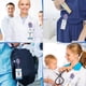 thumbnail image 5 of Porta credencial retráctil con clip de identificación para enfermeras, enfermeras, estudiantes de enfermería, médicos, enfermeras practicantes, auxiliares médicos, asistentes médicos, oficina de traba, 5 of 7