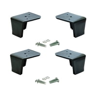 Genérico - Pack De 4 Patas Para Cama Plasticas Flex