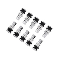 Magideal - Vástago De Válvula De Metal 10X, Vástago De Válvula De Neumático, Vástago De Válvula De Motocicleta, Reemplaza El Vástago Corto De Válvula De Neumátic