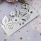thumbnail image 5 of Plantillas De Troquelado De Metal Con Diseño De Flor De Diente De León Y Lirio Color Plata, 5 of 6