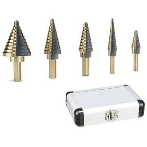 Genérico - Brocas Conicas Paso A Paso Cobalto + Maleta