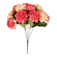 Genérico - Set 5 Flores Decorativas Artificiales Ramo Claveles Jhn