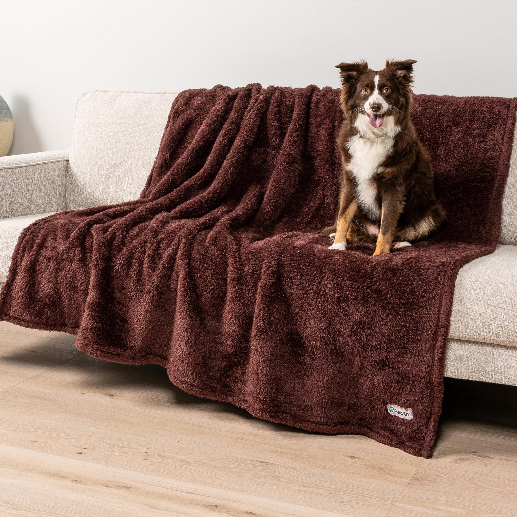 Manta Impermeable Para Perros Petami Fluffy Para Perros Medianos Y Grandes
